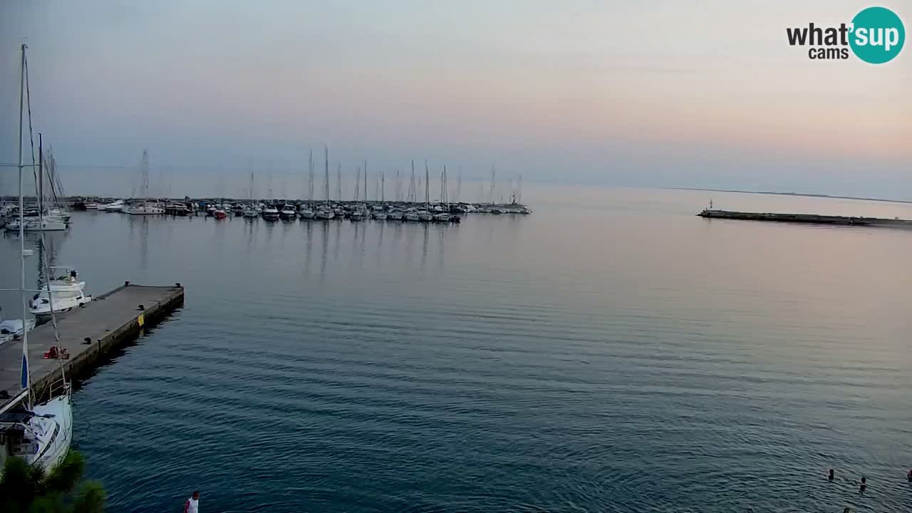 Webcam Baie de Sistiana – Vue en direct de la marina et de la baie