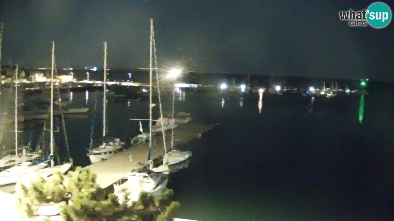 Webcam Bahía de Sistiana – Vista en directo del puerto deportivo y la costa