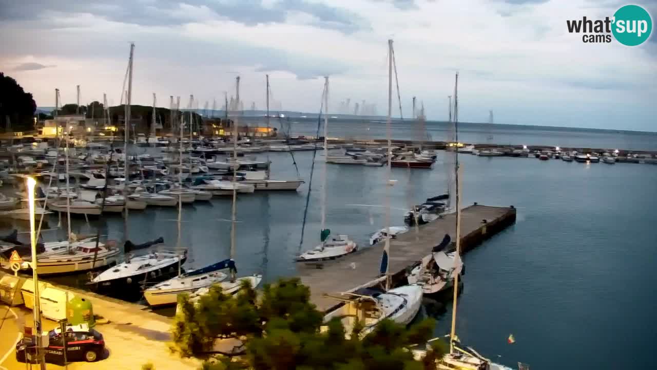 Webcam Sistiana Baia – Live View of the Marina and Gulf