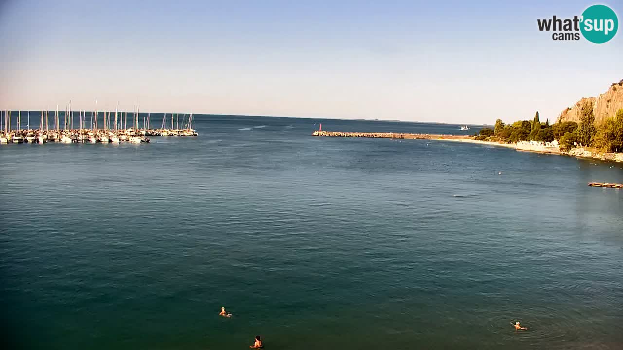 Webcam Baie de Sistiana – Vue en direct de la marina et de la baie