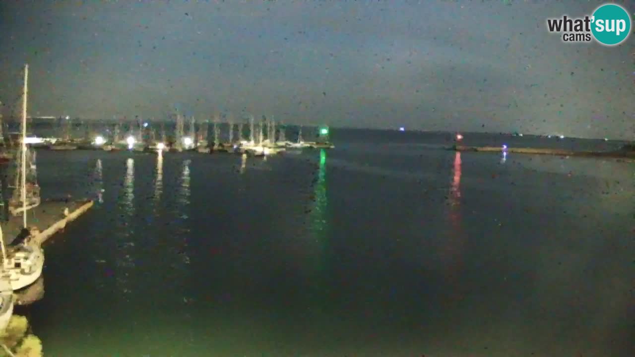 Webcam Bahía de Sistiana – Vista en directo del puerto deportivo y la costa
