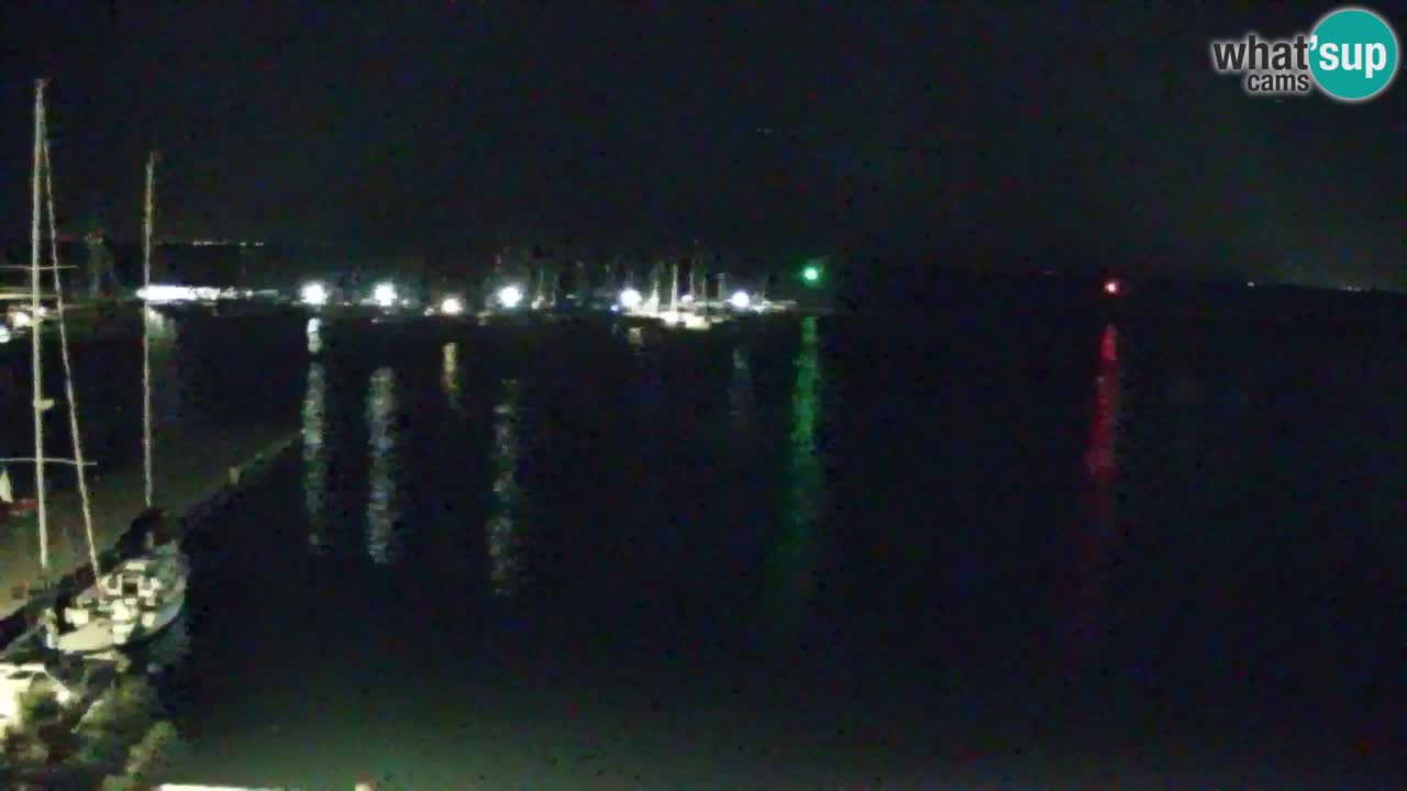 Webcam Bahía de Sistiana – Vista en directo del puerto deportivo y la costa