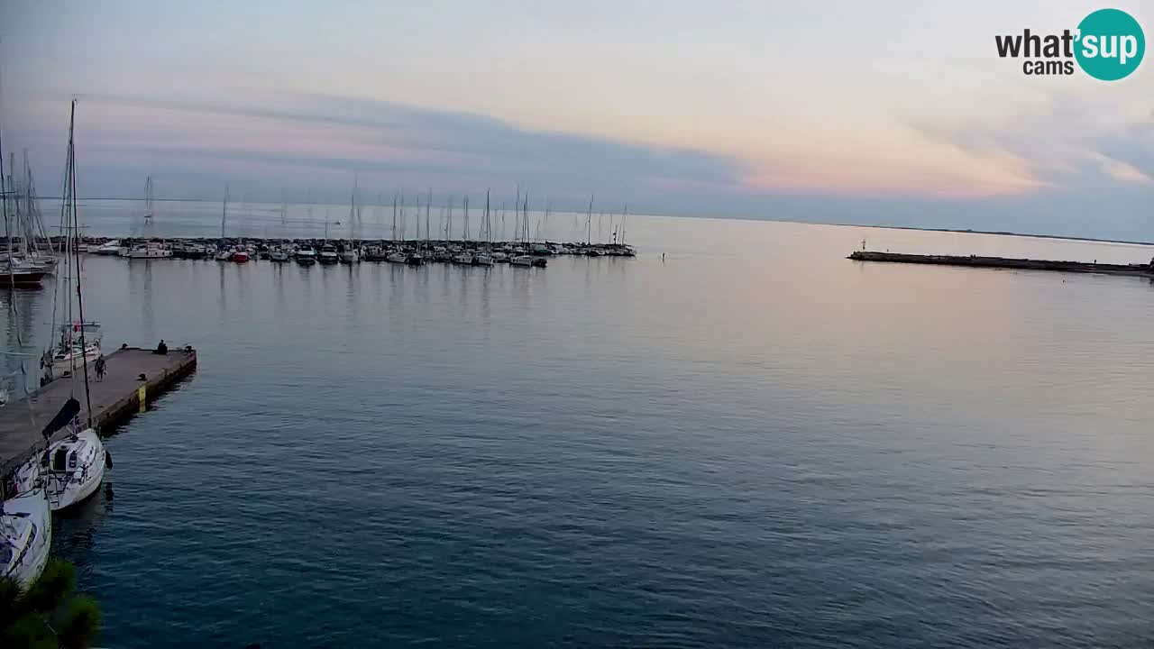 Webcam Baie de Sistiana – Vue en direct de la marina et de la baie