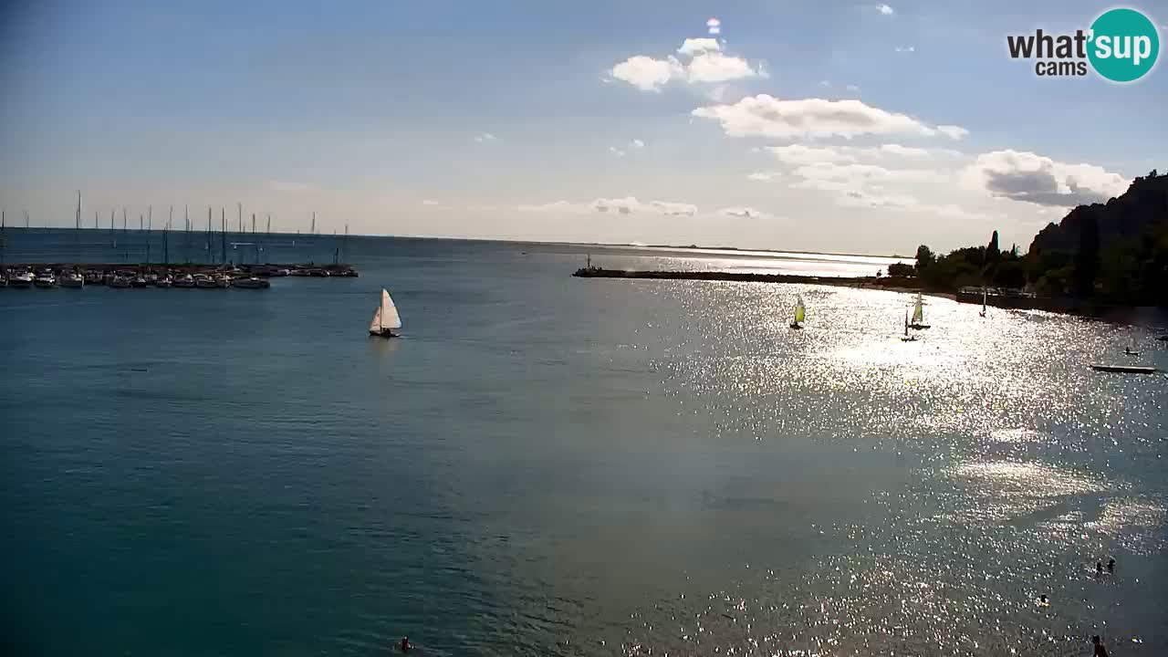 Webcam Baie de Sistiana – Vue en direct de la marina et de la baie