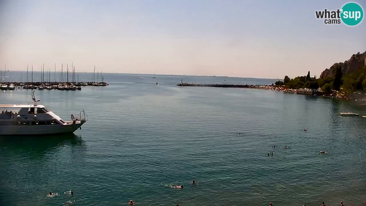 Webcam Baie de Sistiana – Vue en direct de la marina et de la baie