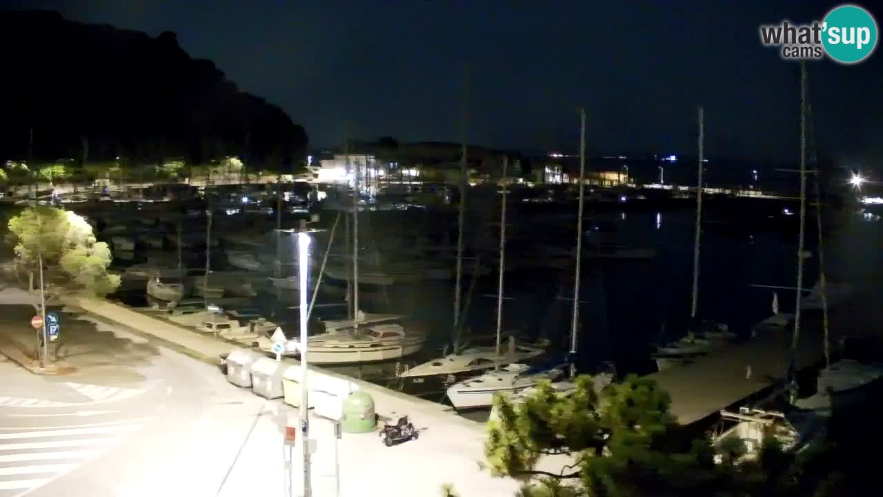 Webcam Sistiana Baia – Live View of the Marina and Gulf