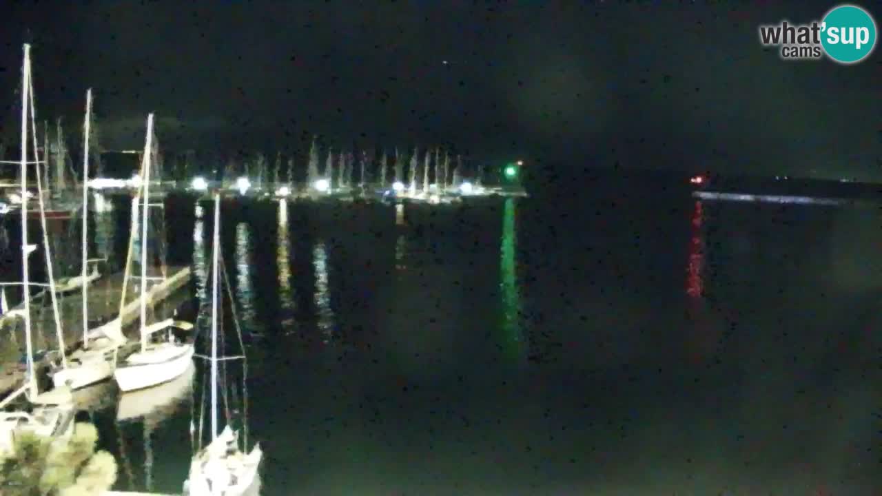 Spletna kamera Sesljanski zaliv – Pogled v živo na marino in zaliv