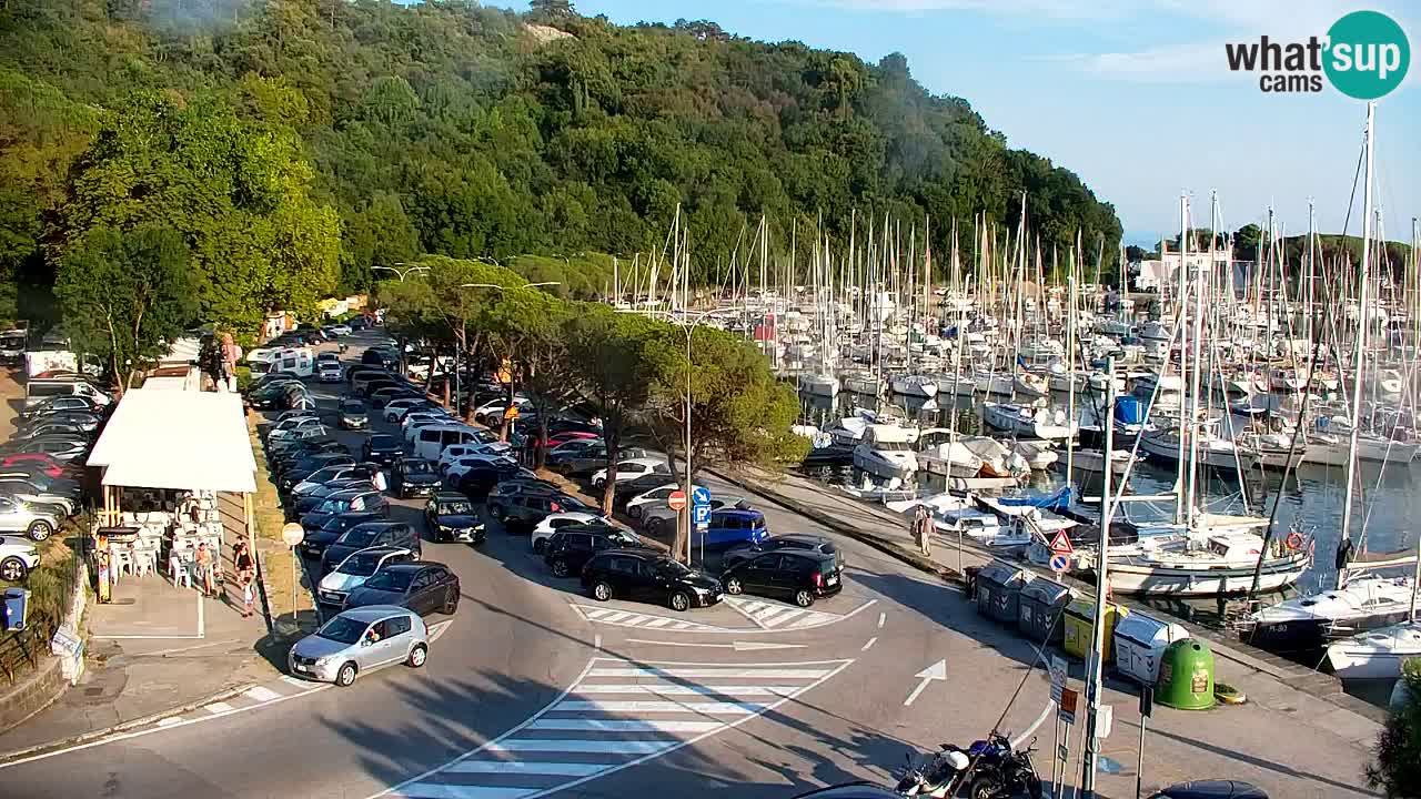 Webcam Baie de Sistiana – Vue en direct de la marina et de la baie