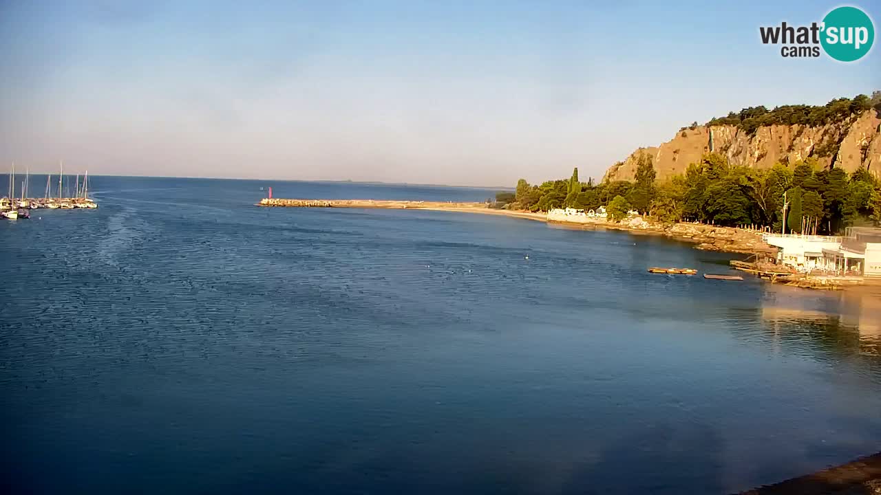 Spletna kamera Sesljanski zaliv – Pogled v živo na marino in zaliv