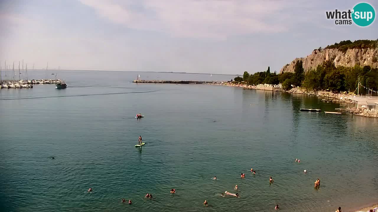 Webcam Sistiana Baia – Live View of the Marina and Gulf