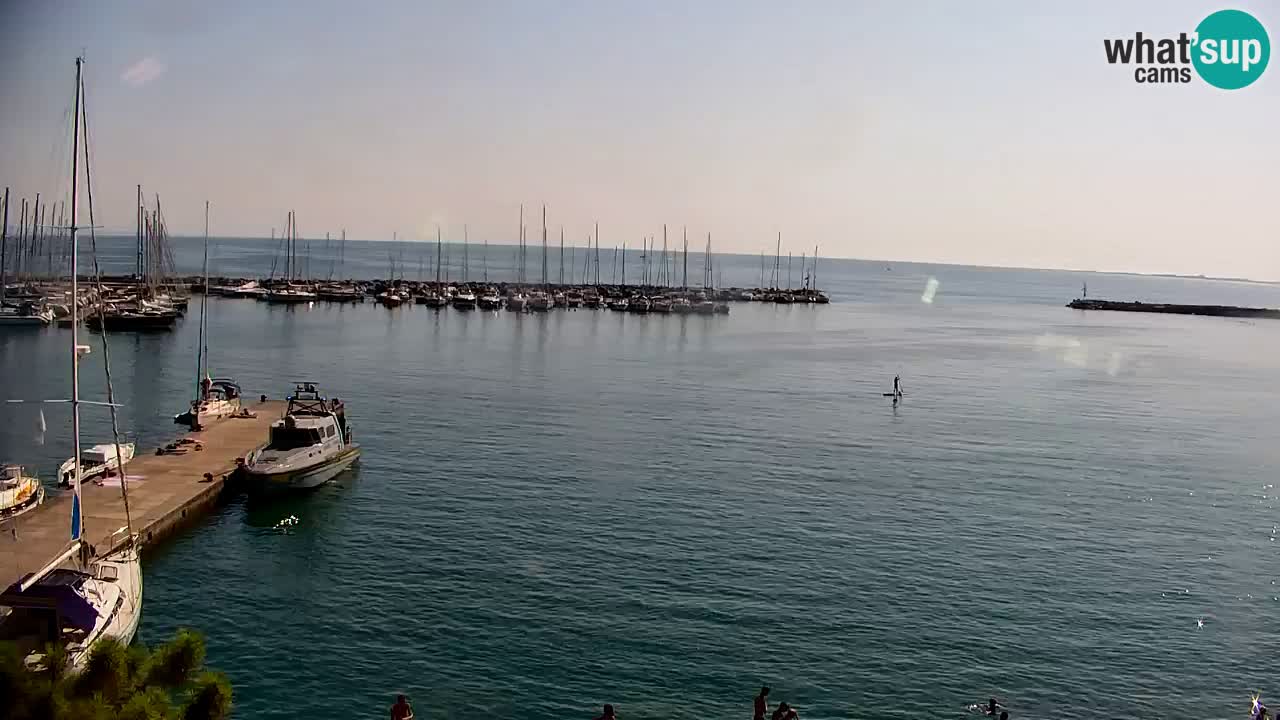 Webcam Baie de Sistiana – Vue en direct de la marina et de la baie