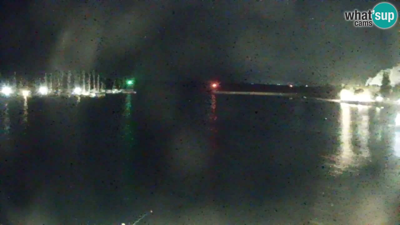Webcam Bahía de Sistiana – Vista en directo del puerto deportivo y la costa