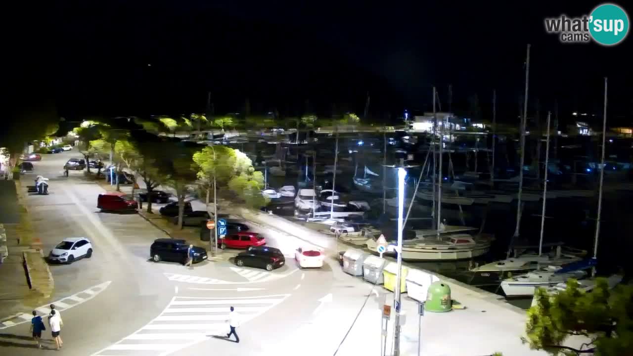 Webcam Bahía de Sistiana – Vista en directo del puerto deportivo y la costa