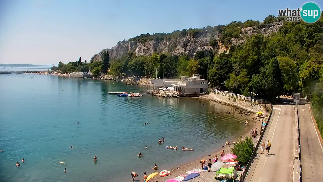 Webcam Baie de Sistiana – Vue en direct de la marina et de la baie