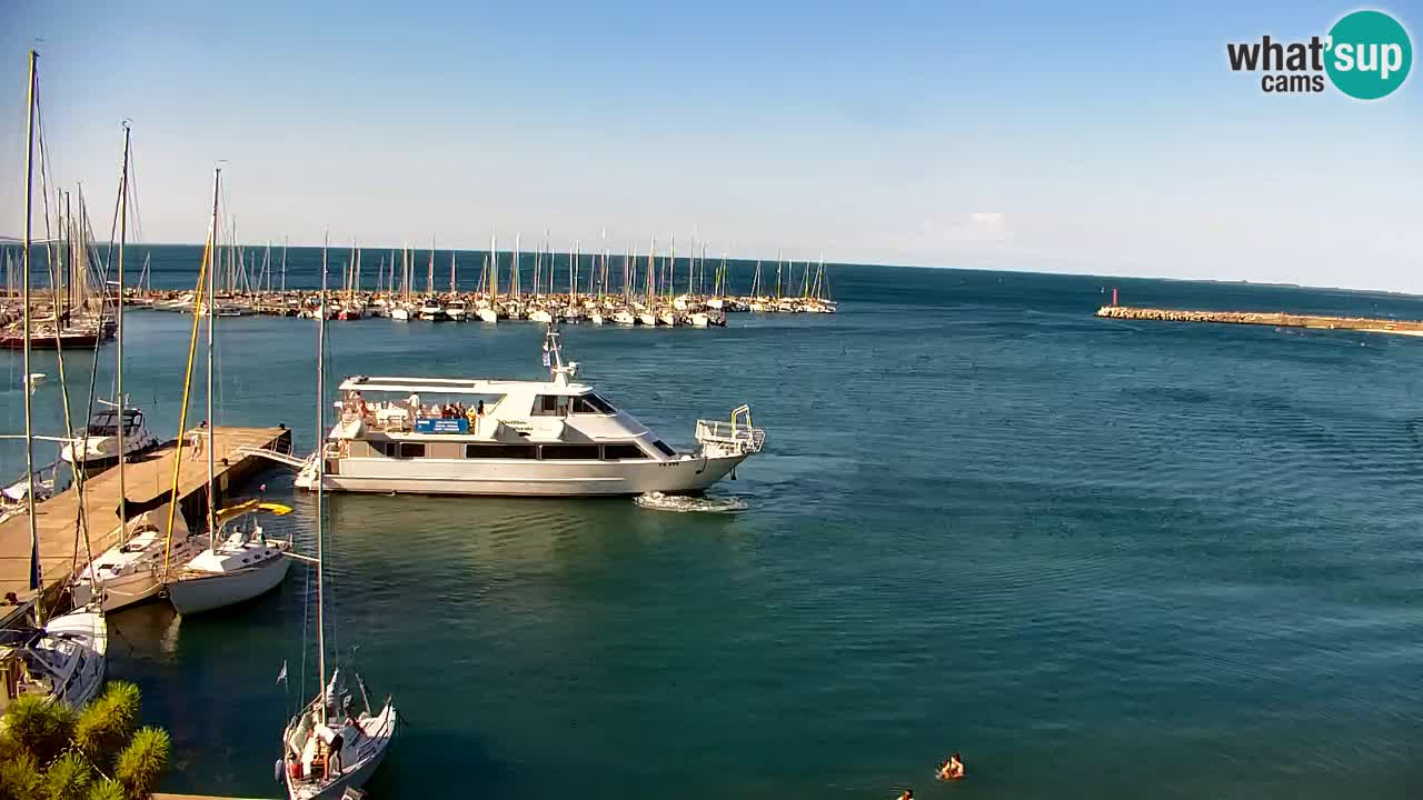 Spletna kamera Sesljanski zaliv – Pogled v živo na marino in zaliv