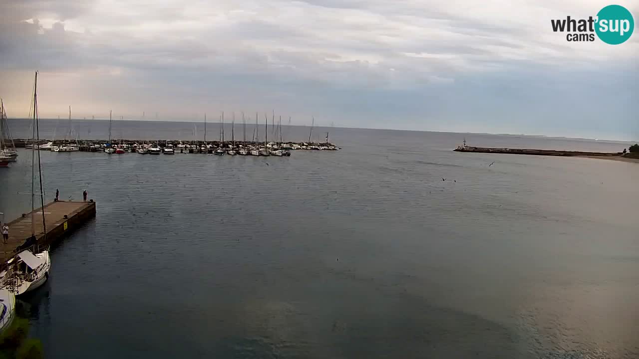 Webcam Baie de Sistiana – Vue en direct de la marina et de la baie