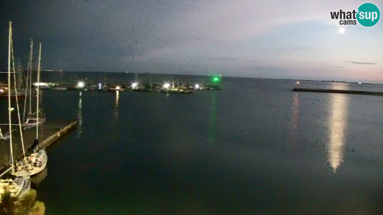 Webcam Bahía de Sistiana – Vista en directo del puerto deportivo y la costa
