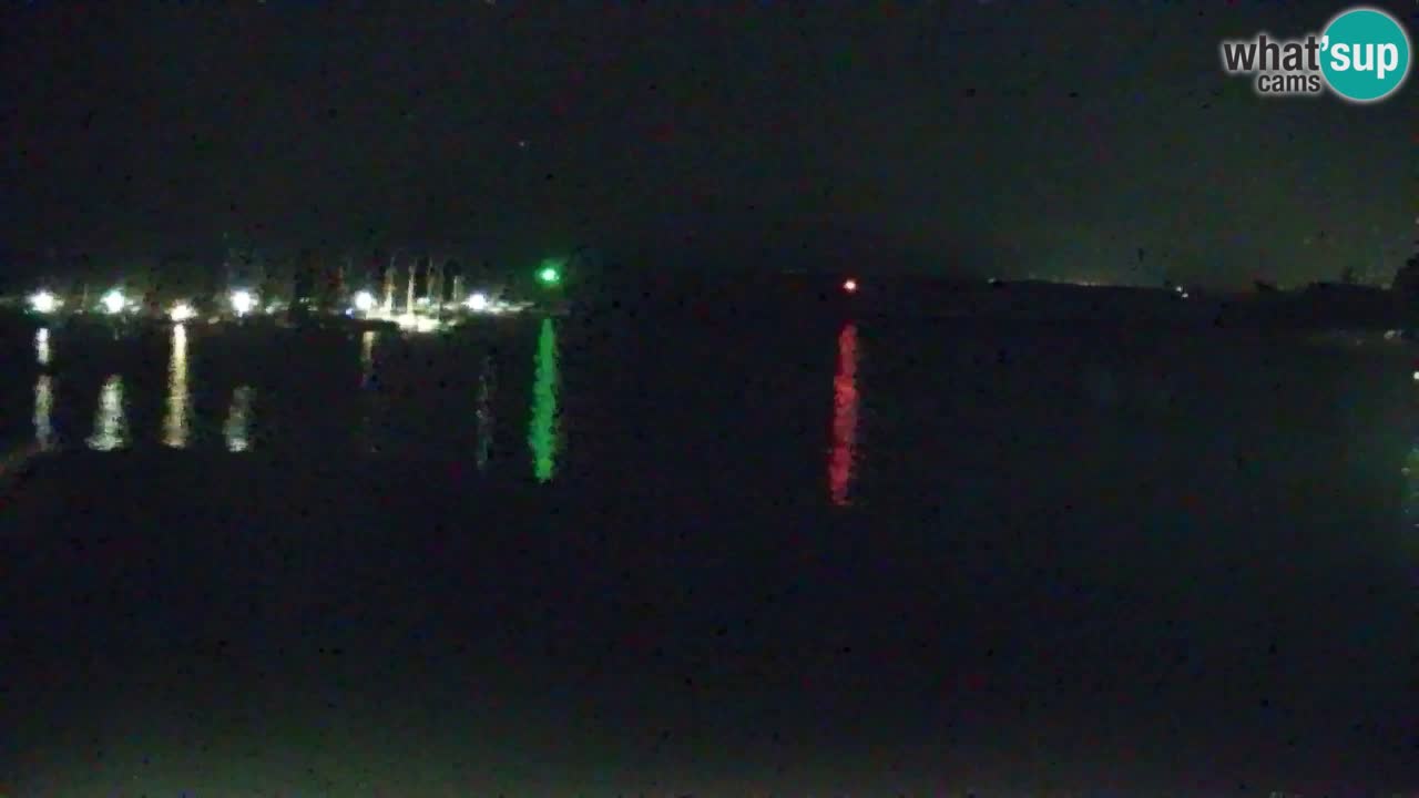 Webcam Bahía de Sistiana – Vista en directo del puerto deportivo y la costa