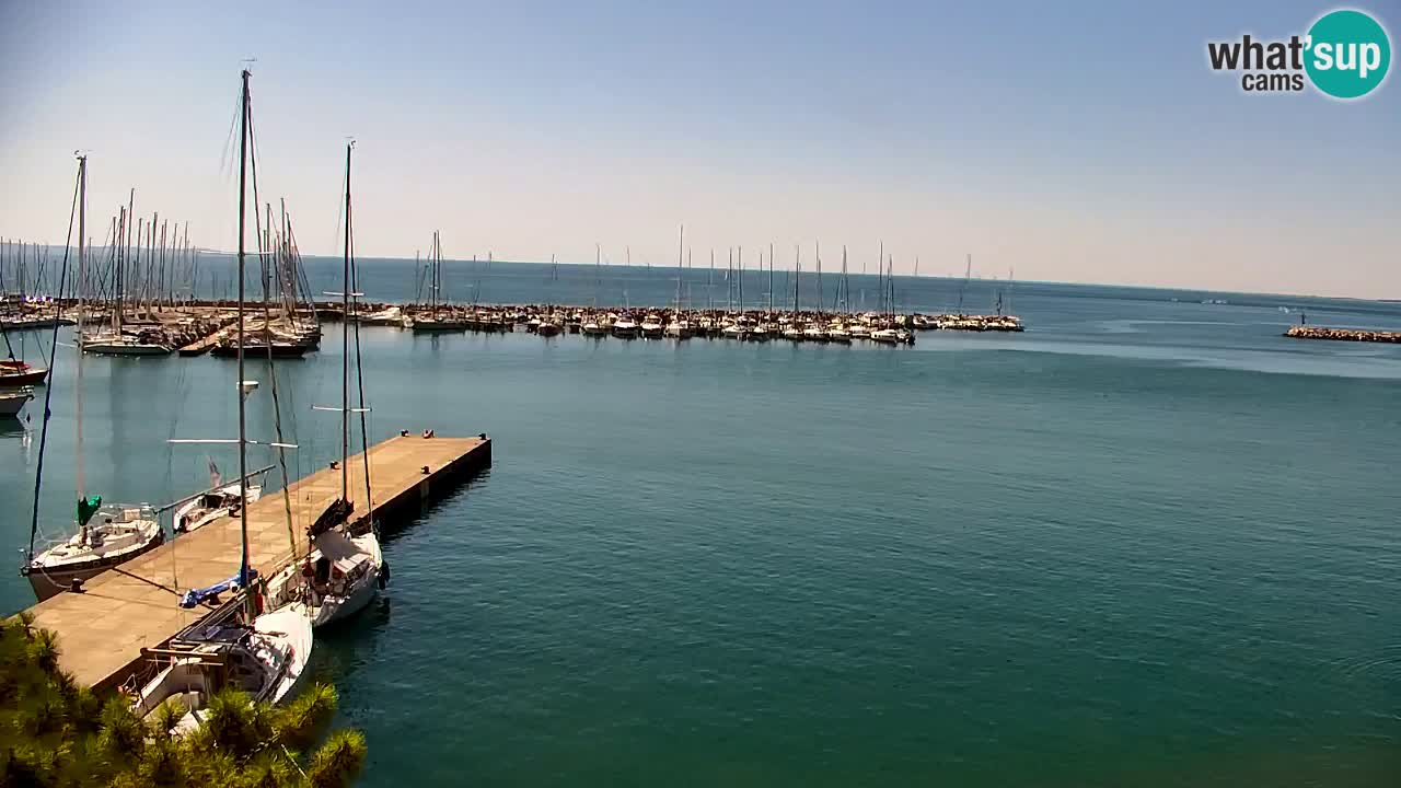 Spletna kamera Sesljanski zaliv – Pogled v živo na marino in zaliv