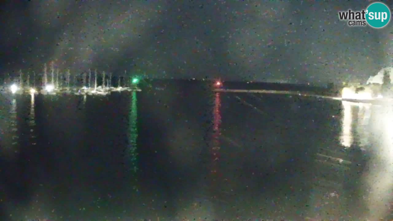 Webcam Bahía de Sistiana – Vista en directo del puerto deportivo y la costa