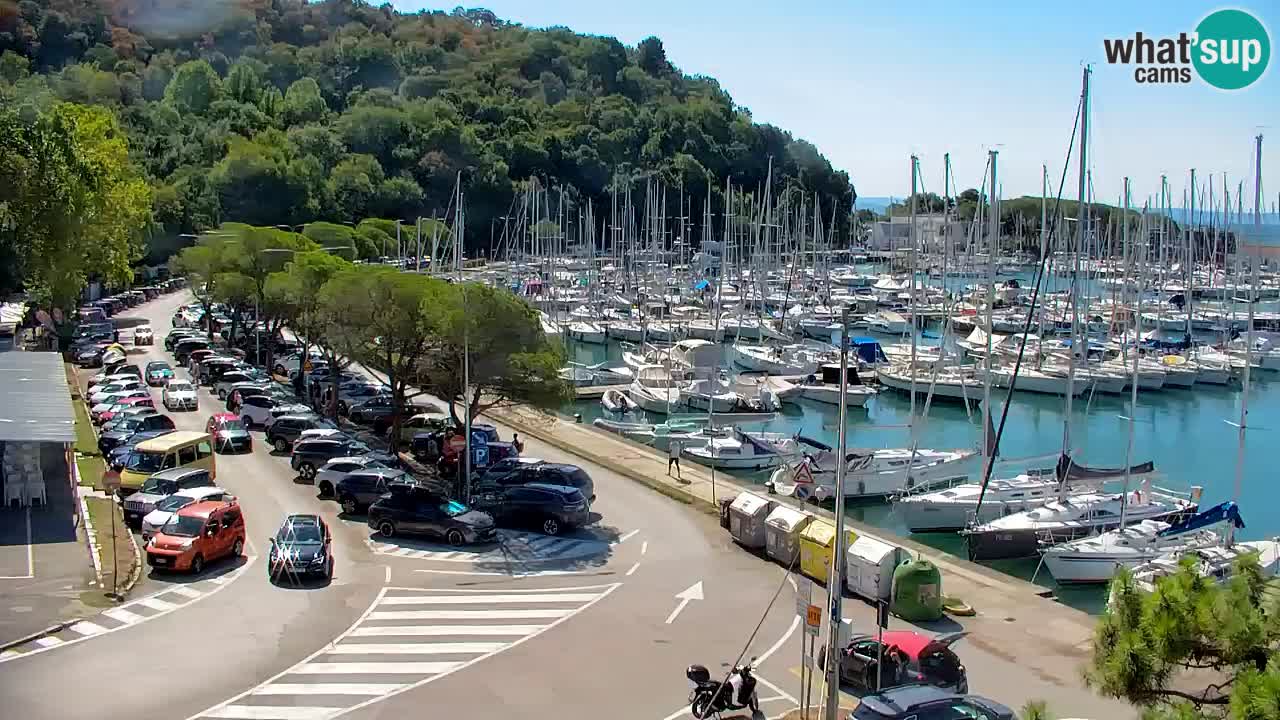 Webcam Baie de Sistiana – Vue en direct de la marina et de la baie