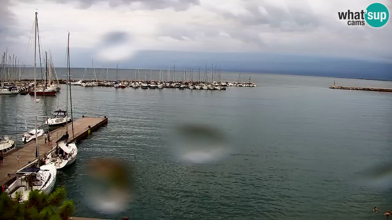 Webcam Baie de Sistiana – Vue en direct de la marina et de la baie