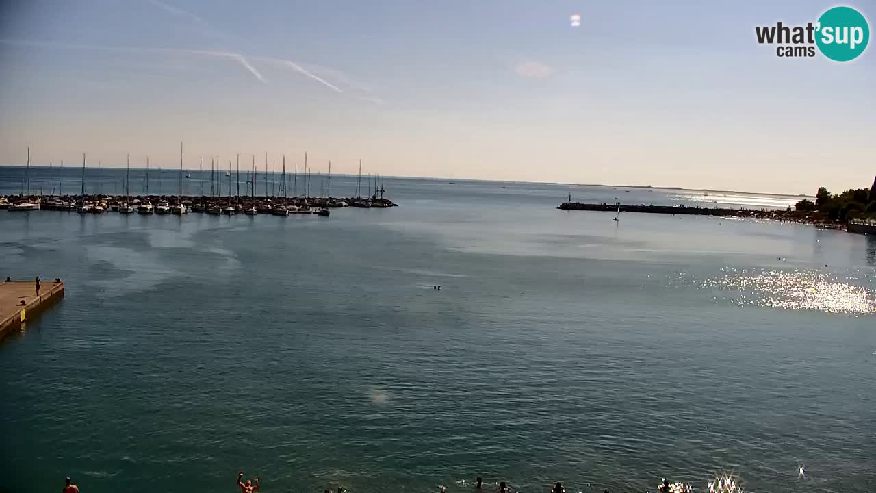 Webcam Baie de Sistiana – Vue en direct de la marina et de la baie