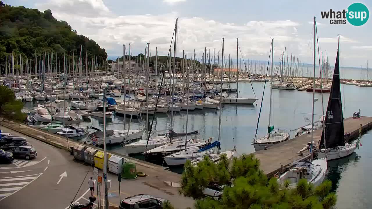Webcam Baie de Sistiana – Vue en direct de la marina et de la baie