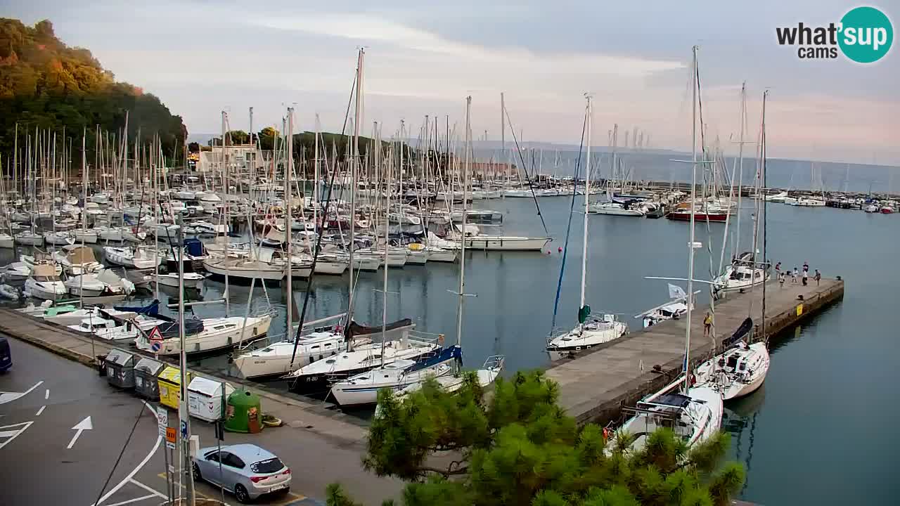 Webcam Baie de Sistiana – Vue en direct de la marina et de la baie