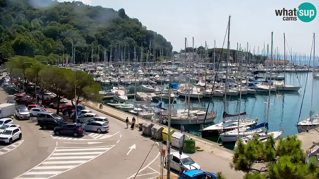 Webcam Baie de Sistiana – Vue en direct de la marina et de la baie