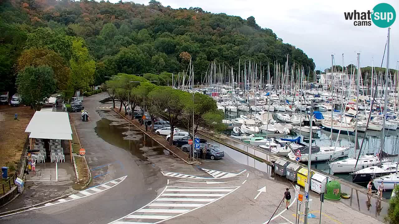 Webcam Baie de Sistiana – Vue en direct de la marina et de la baie