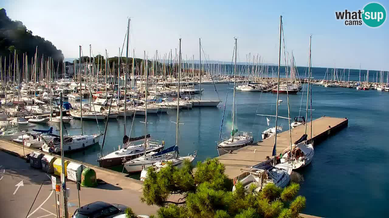 Webcam Baie de Sistiana – Vue en direct de la marina et de la baie