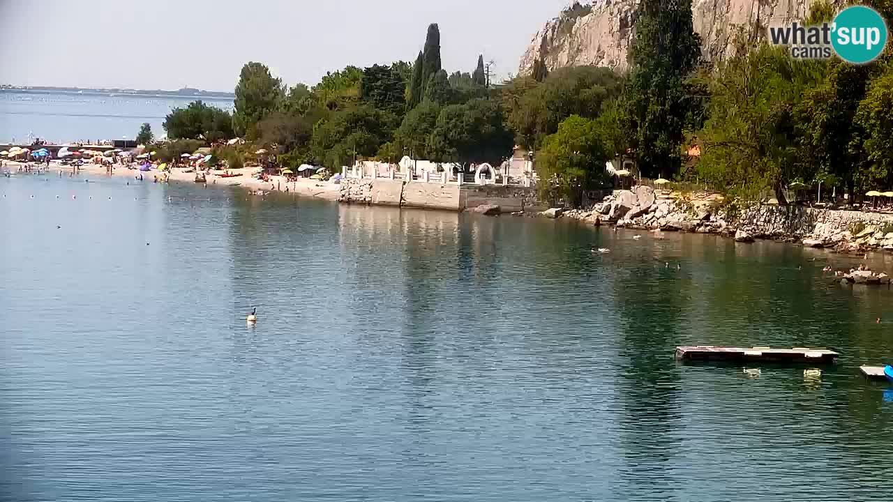 Webcam Bahía de Sistiana – Vista en directo del puerto deportivo y la costa