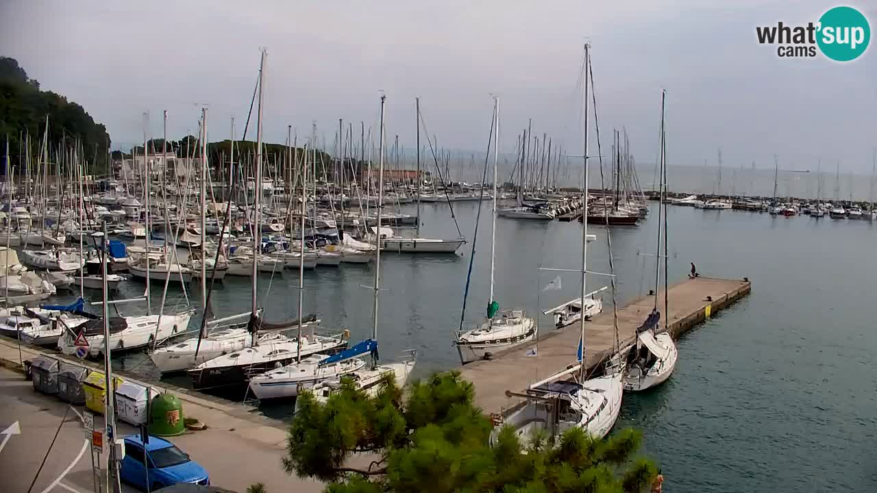 Webcam Baie de Sistiana – Vue en direct de la marina et de la baie