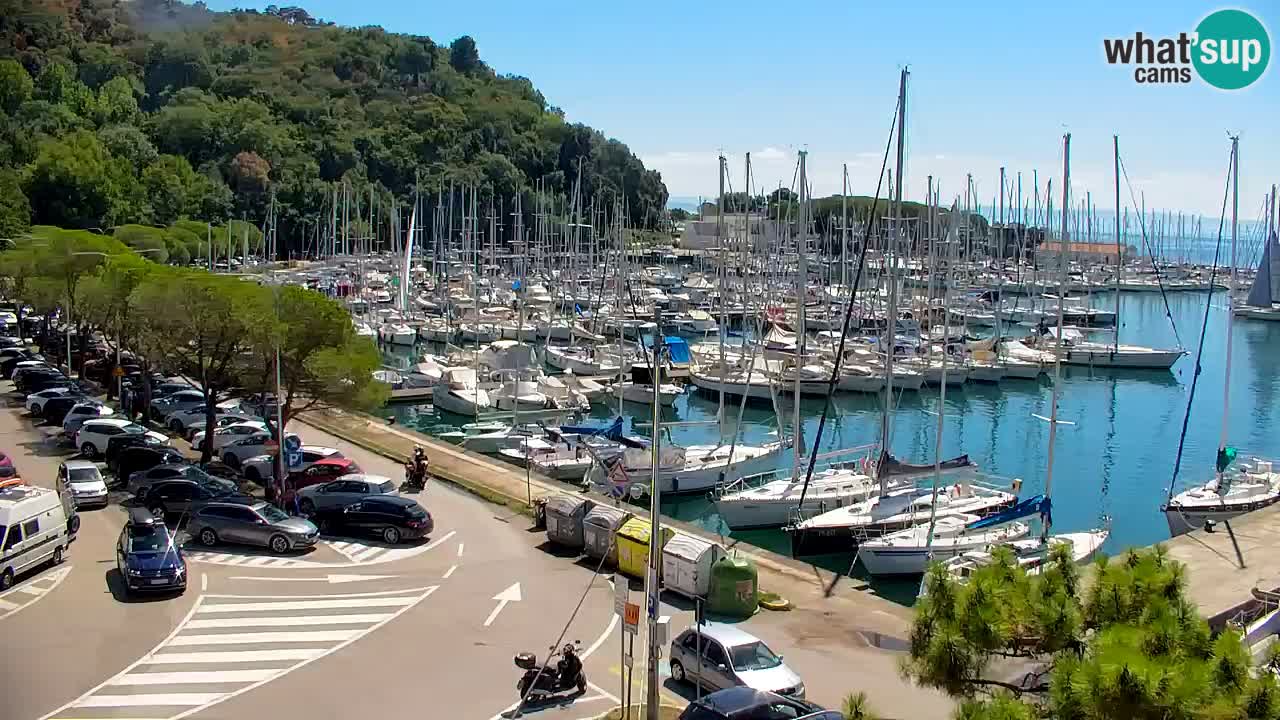 Webcam Baie de Sistiana – Vue en direct de la marina et de la baie