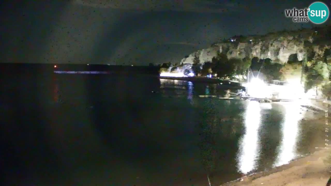 Webcam Bahía de Sistiana – Vista en directo del puerto deportivo y la costa