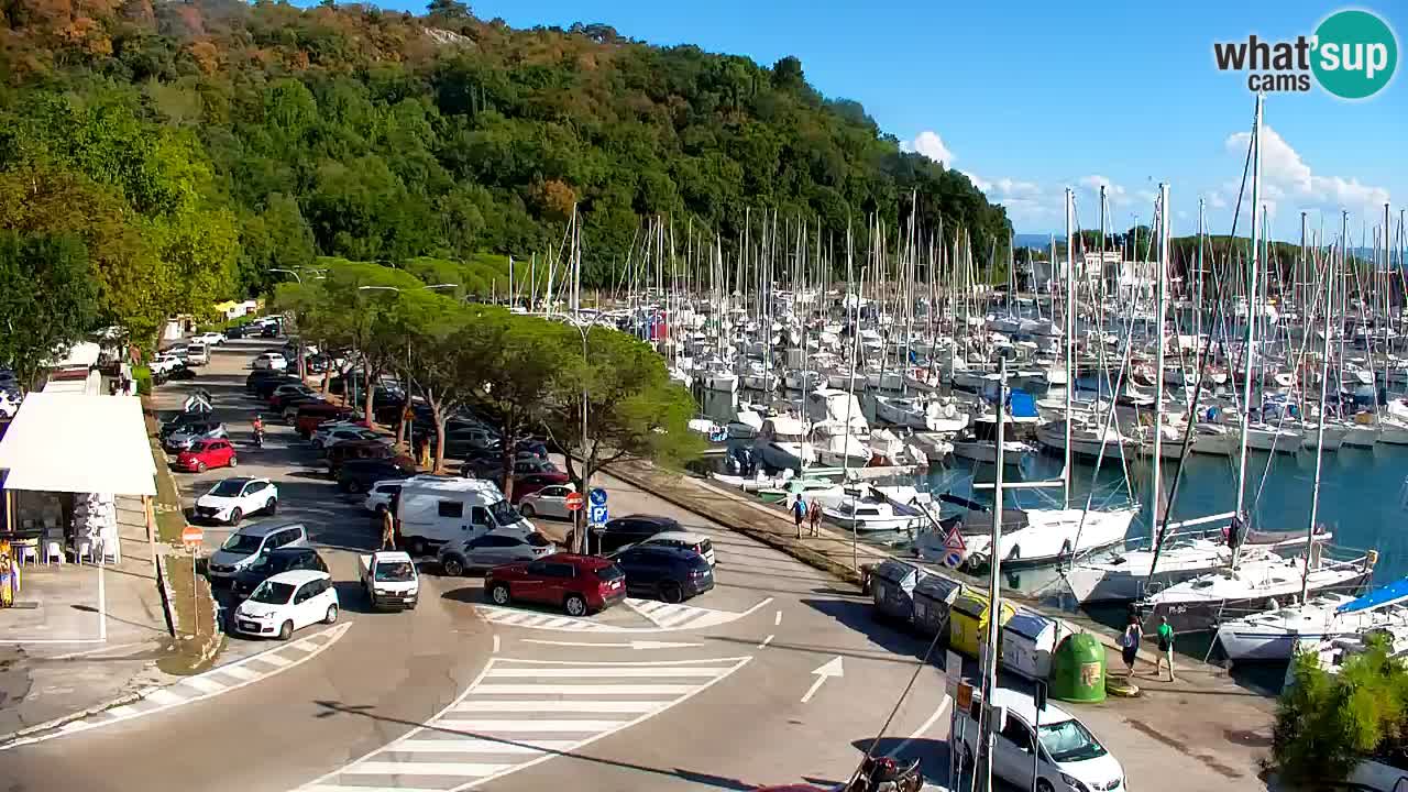 Webcam Baie de Sistiana – Vue en direct de la marina et de la baie