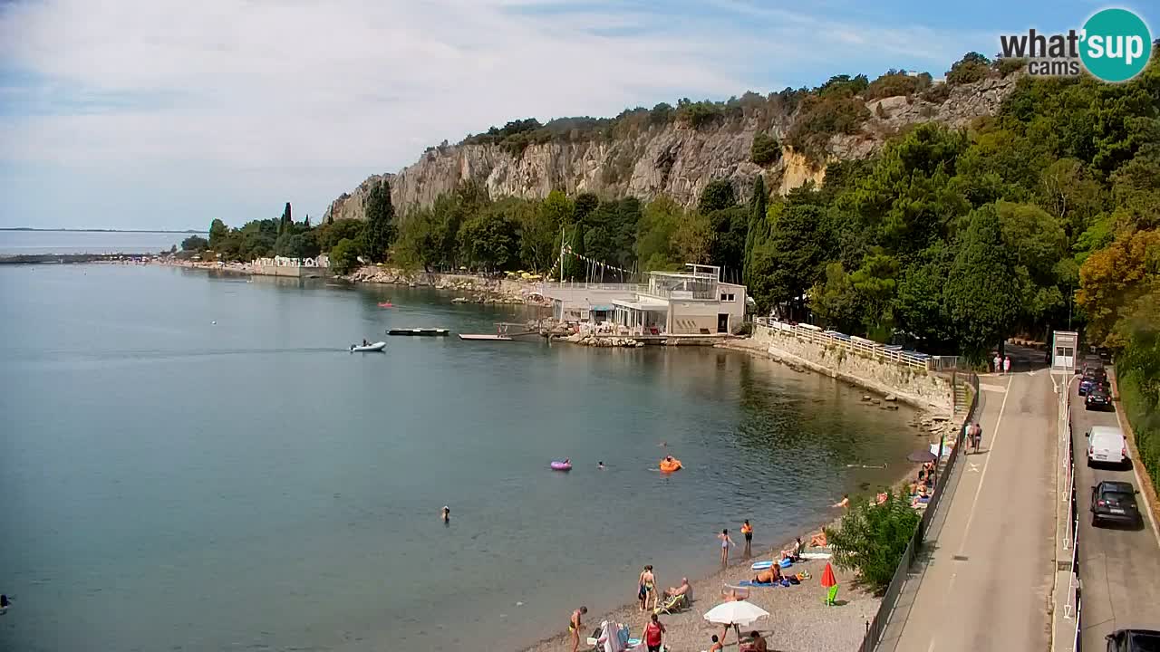 Webcam Baie de Sistiana – Vue en direct de la marina et de la baie