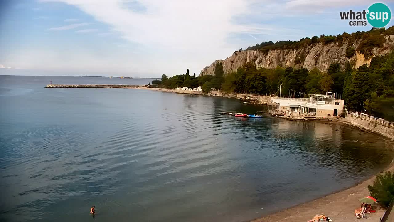 Webcam Baie de Sistiana – Vue en direct de la marina et de la baie