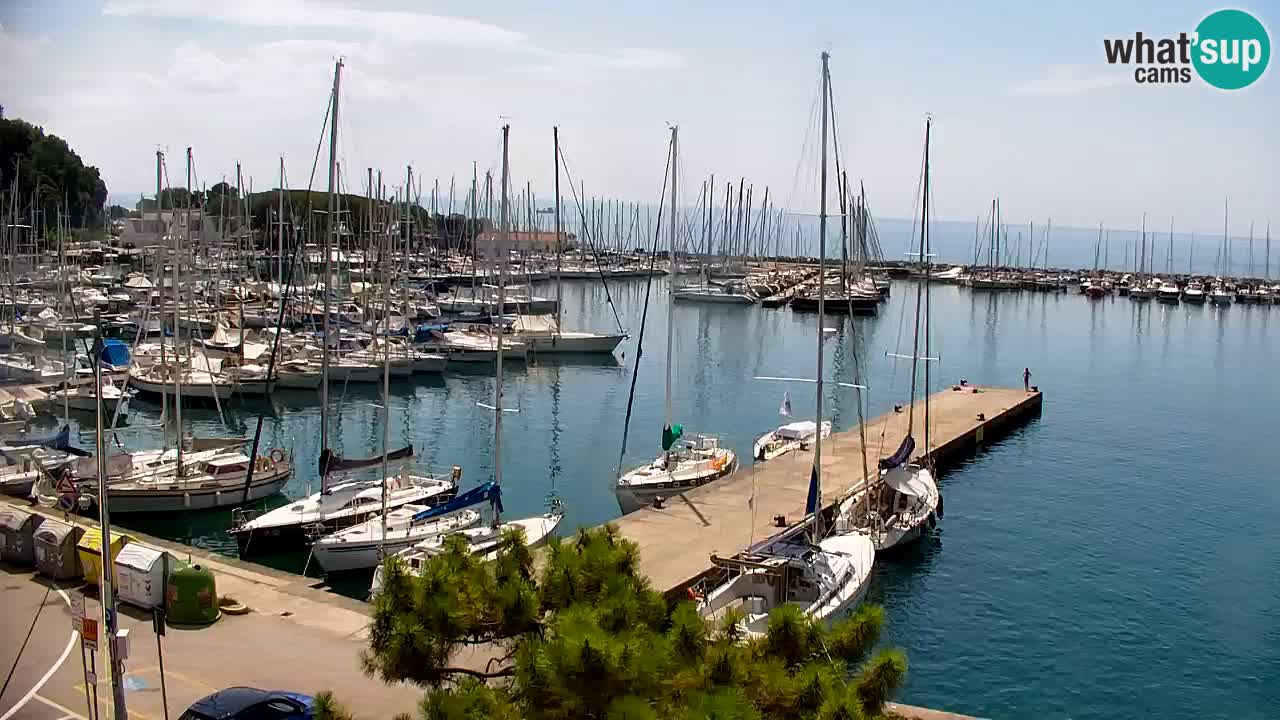 Webcam Baie de Sistiana – Vue en direct de la marina et de la baie