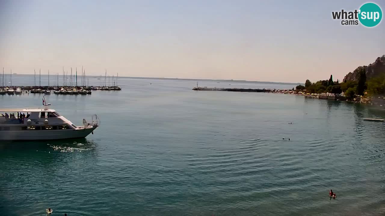 Webcam Baie de Sistiana – Vue en direct de la marina et de la baie