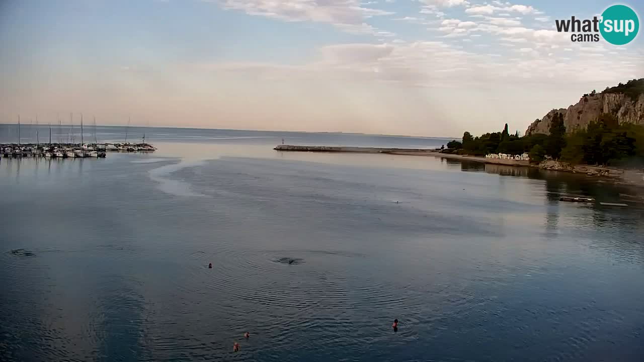 Webcam Baie de Sistiana – Vue en direct de la marina et de la baie
