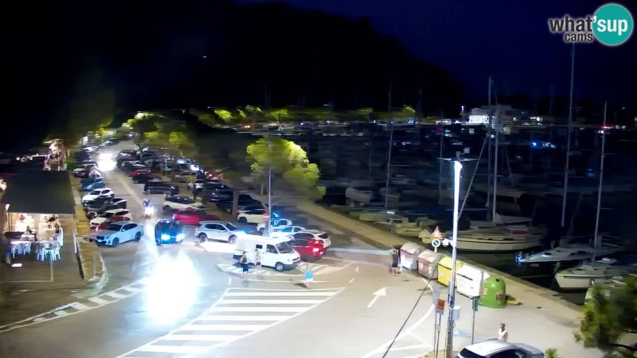 Webcam Bahía de Sistiana – Vista en directo del puerto deportivo y la costa