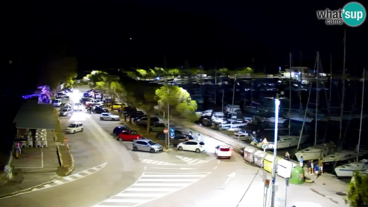 Webcam Bahía de Sistiana – Vista en directo del puerto deportivo y la costa