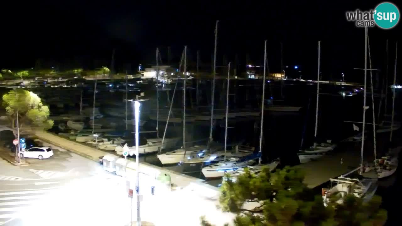 Webcam Baie de Sistiana – Vue en direct de la marina et de la baie