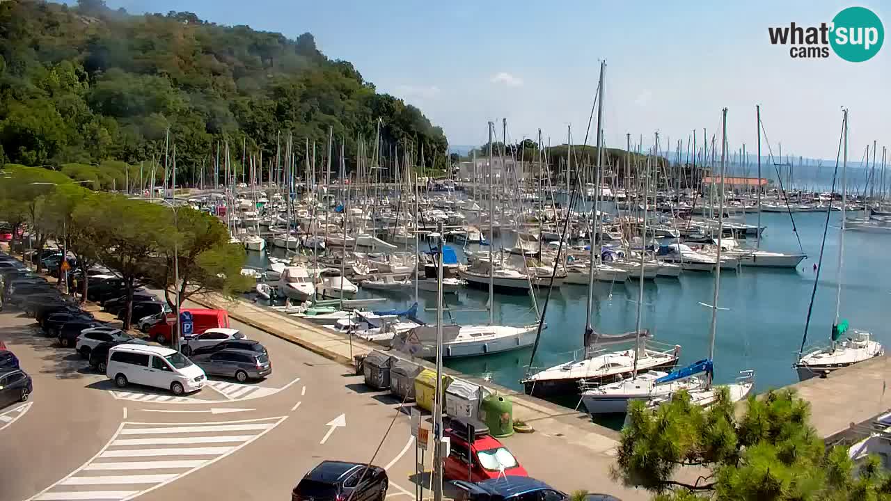 Webcam Sistiana Baia – Live View of the Marina and Gulf