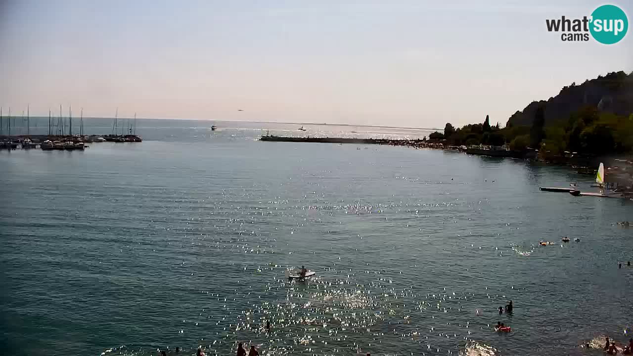 Webcam Baie de Sistiana – Vue en direct de la marina et de la baie