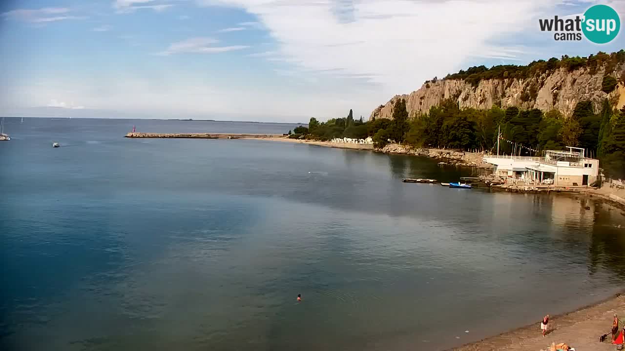 Webcam Baie de Sistiana – Vue en direct de la marina et de la baie