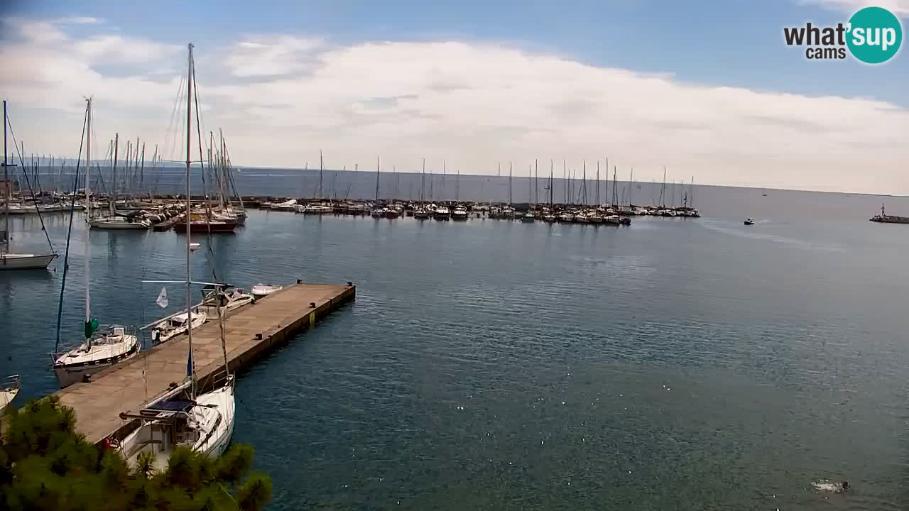 Webcam Sistiana Bucht – Liveblick auf Marina und Bucht