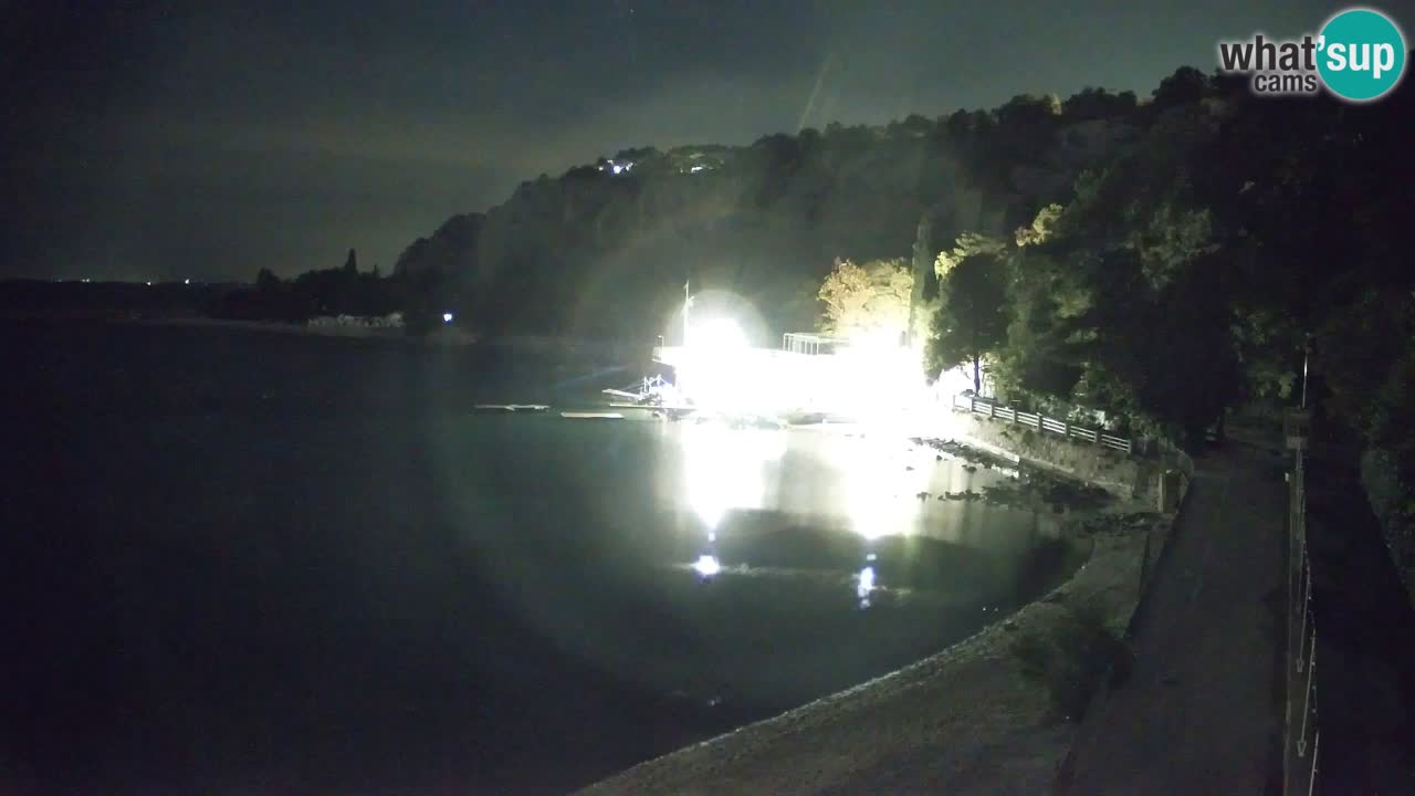Webcam Bahía de Sistiana – Vista en directo del puerto deportivo y la costa